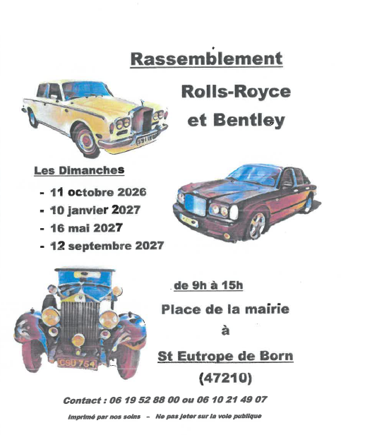 Rassemblement véhicules St Eutrope
